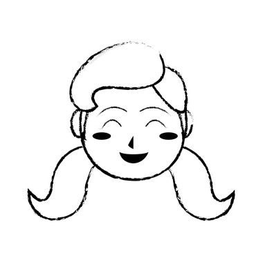 Kız çizgi film tasarım