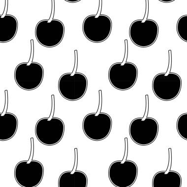 İzole kiraz tasarım