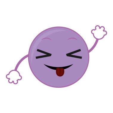 Emoji yüz ifadesi silah ile şaka