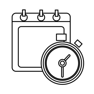 satır takvim ile saati denetlemek için Chronometre nesne