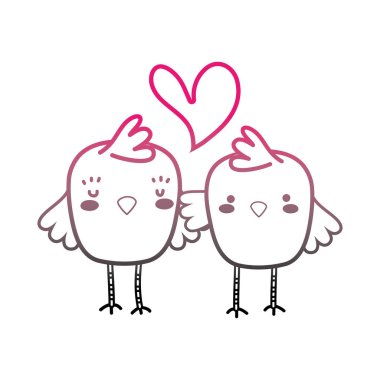 renkli kızlar birlikte çift ve kalp sevmek