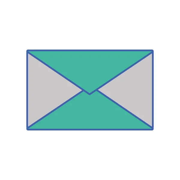 Символ текстового сообщения электронной почты — стоковый вектор
