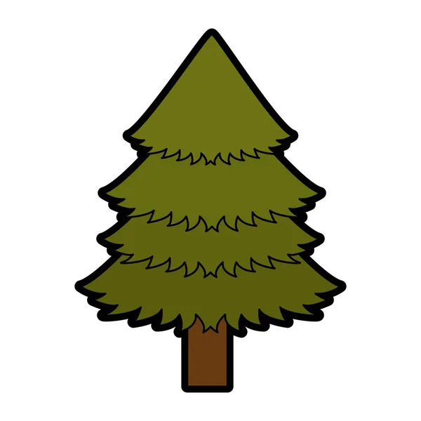 Dennenboom ontwerp — Stockvector