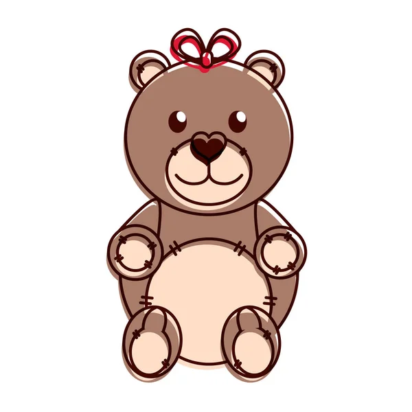 Teddybjörn design — Stock vektor