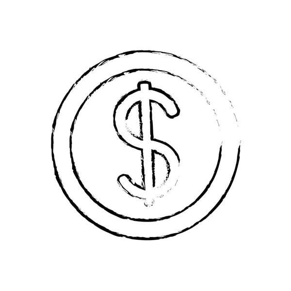 分離コイン デザイン — ストックベクタ