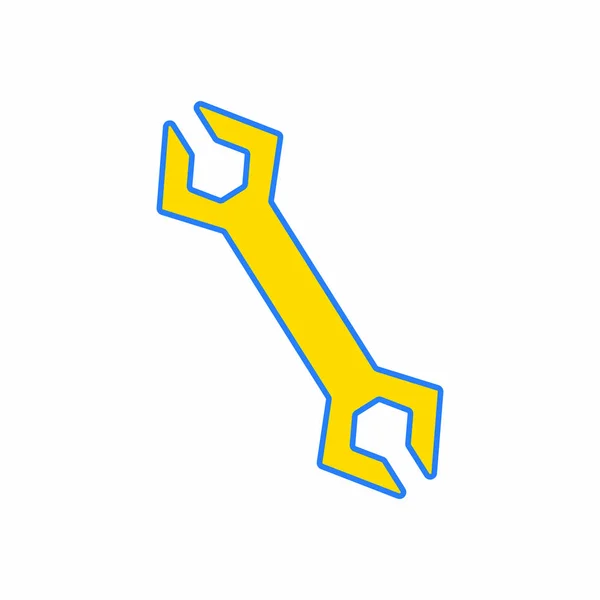 Isolerade skiftnyckel design — Stock vektor