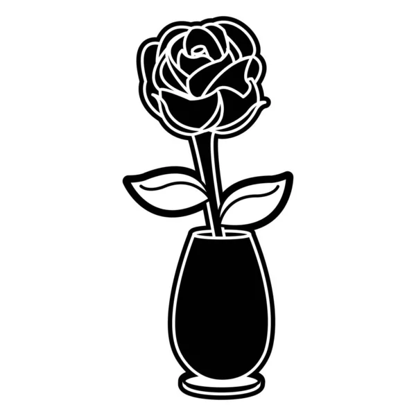Růže dekorace design — Stockový vektor