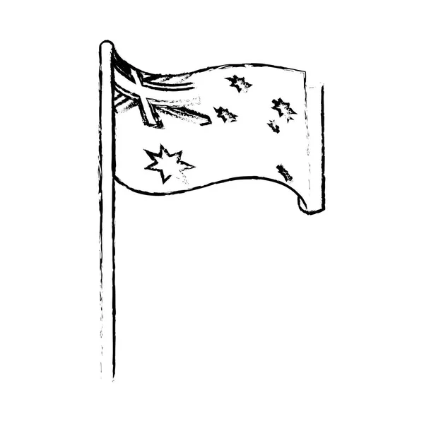 Drapeau australien — Image vectorielle