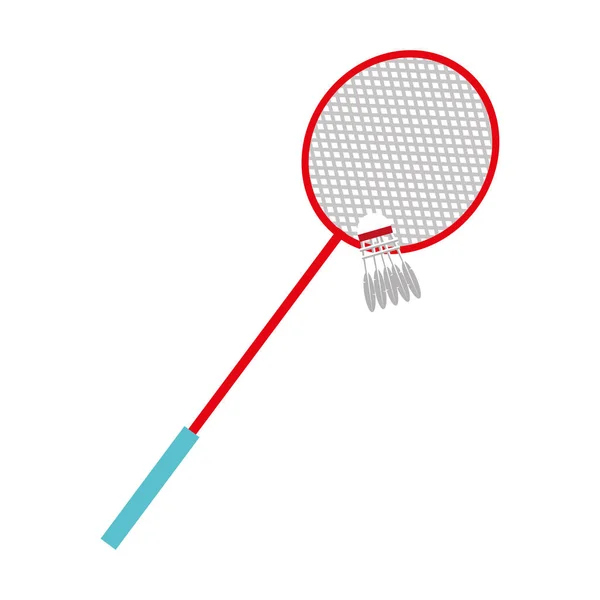 Design de raquete de badminton —  Vetores de Stock