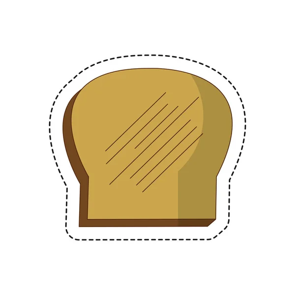 Design del pane isolato — Vettoriale Stock