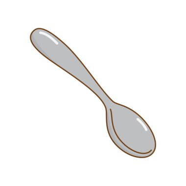 kaşık çatal bıçak takımı simge vektör illüstrasyon izole