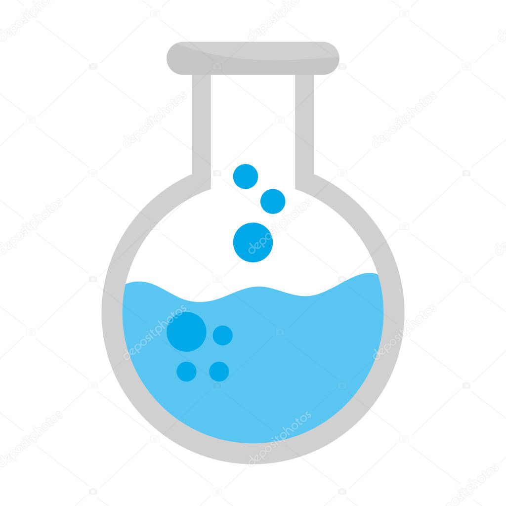 chemistry beaker cartoon vector illustration graphic design