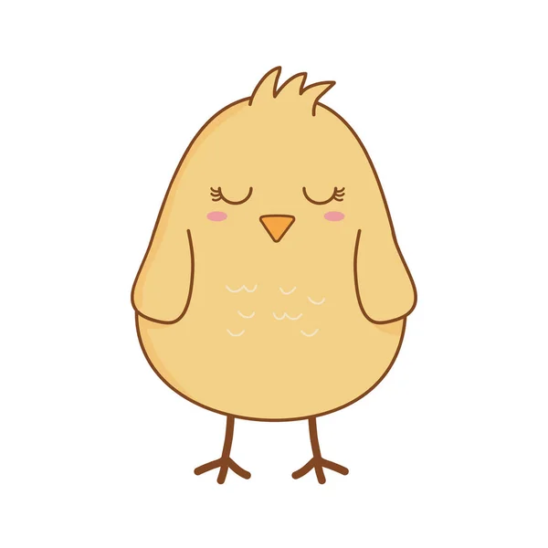 Little Chick Påsk Vektor Illustration Karaktärsdesign — Stock vektor