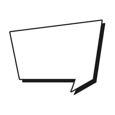 komik retro konuşma kabarcık karikatür vektör çizim grafik tasarım