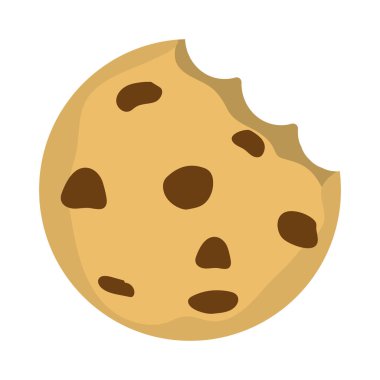 tatlı kurabiye karikatür vektör çizim grafik tasarım