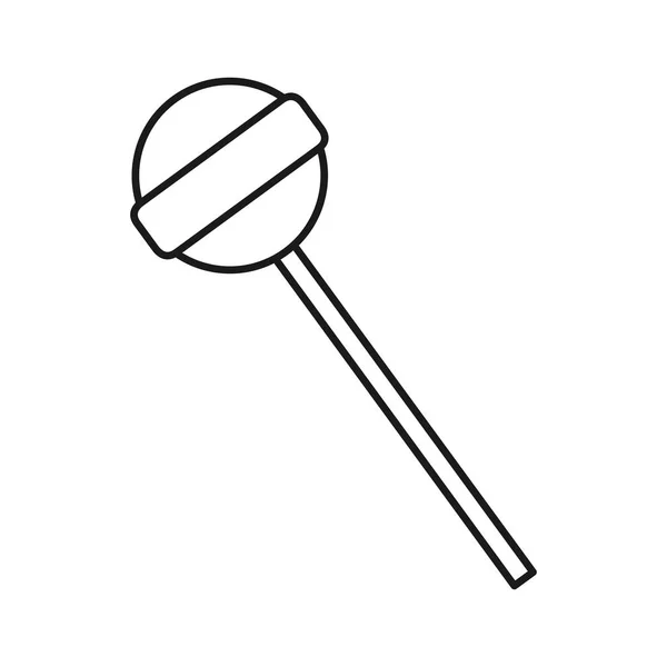 Sladký Candy Lollipop Kreslené Vektorové Ilustrace Grafický Design — Stockový vektor