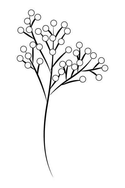 Květinovým Tropical Leafs Kreslené Vektorové Ilustrace Grafický Design — Stockový vektor