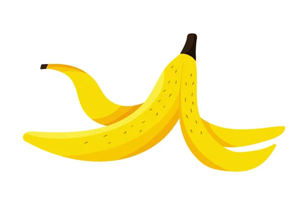 Desenho Gráfico Ilustração Vetor Desenho Animado Casca Banana — Vetor de Stock