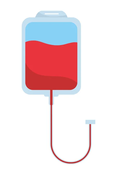 Cuidados Médicos Saco Sangue Desenho Animado Vetor Ilustração Design Gráfico — Vetor de Stock