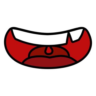 gülmek gülümsemek karikatür vektör çizim grafik tasarım