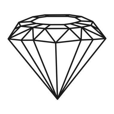 elmas lüks karikatür vektör çizim grafik tasarım