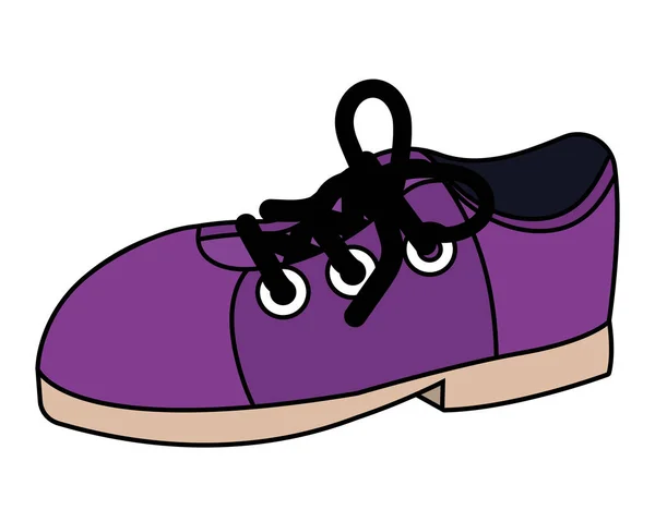 Chaussures Vêtements Dessin Animé Vecteur Illustration Conception Graphique — Image vectorielle