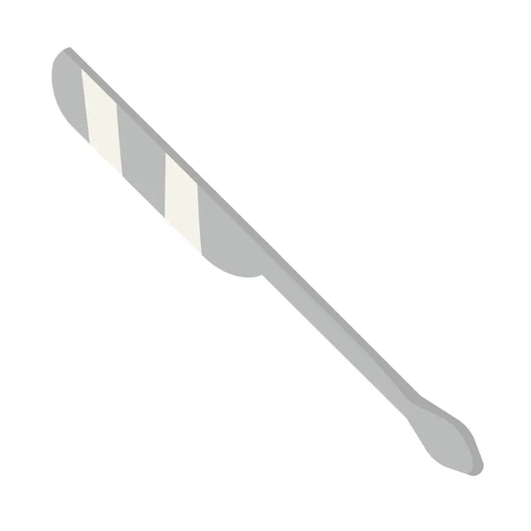 Кухонная Утварь Нож Мультипликационный Векторный Графический Дизайн — стоковый вектор