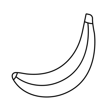 lezzetli lezzetli meyve muz karikatür vektör çizim grafik tasarım