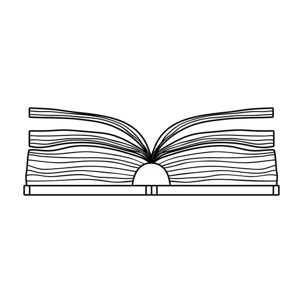Libro Texto Día Celebración Vector Ilustración Diseño — Vector de stock