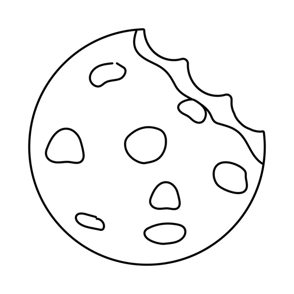 Doux Cookie Dessin Animé Vectoriel Illustration Conception Graphique — Image vectorielle