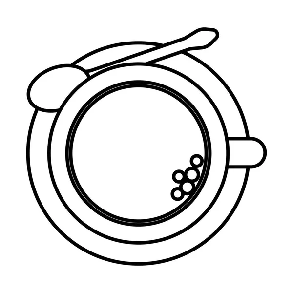 Кофе Кружка Мультфильм Векторные Иллюстрации Графический Дизайн — стоковый вектор