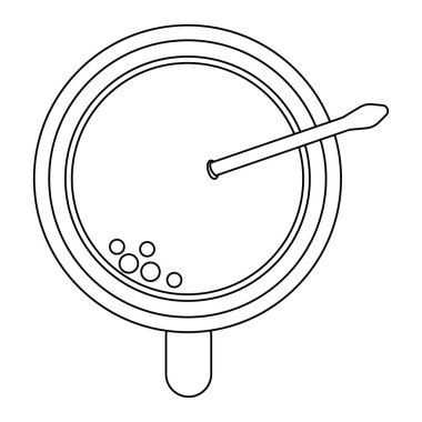 Kahve Kupa karikatür vektör çizim grafik tasarım