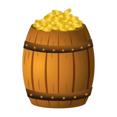 sikke altın varil vektör çizim grafik tasarım