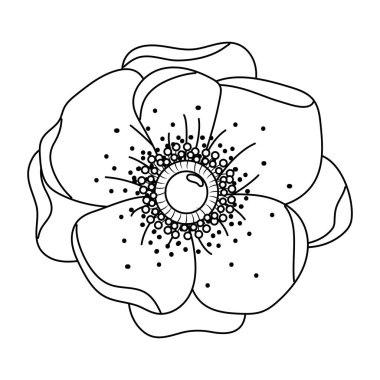 çiçek tropikal çiçek karikatür vektör çizim grafik tasarım gül