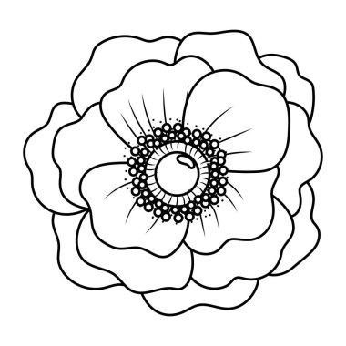 çiçek tropikal çiçek karikatür vektör çizim grafik tasarım gül