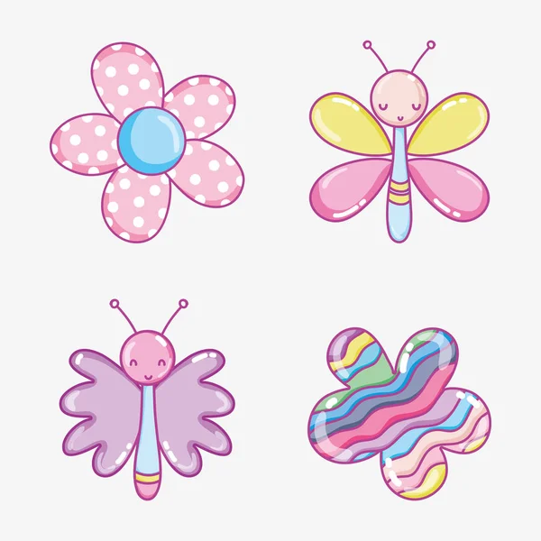 Cute cartoons collection vector illustration graphic design