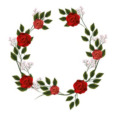 çiçek tropik çiçekler çerçeve karikatür vektör çizim grafik tasarım