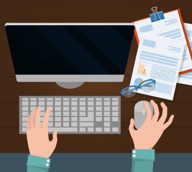 Finans büro grafik illüstrasyon iş karikatür kişisel tasarlamak vektör öğeleri