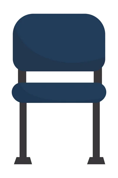 Mobilier Moderne Chaise Dessin Animé Vecteur Illustration Conception Graphique — Image vectorielle