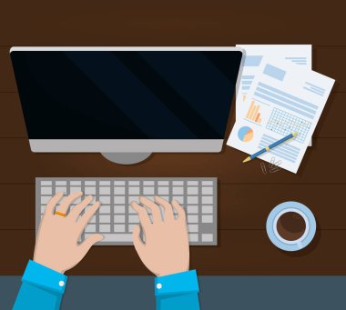 Finans büro grafik illüstrasyon iş karikatür kişisel tasarlamak vektör öğeleri