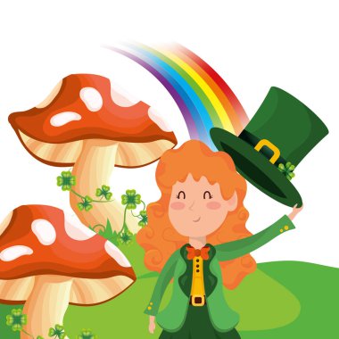 st patricks günü çizgi film