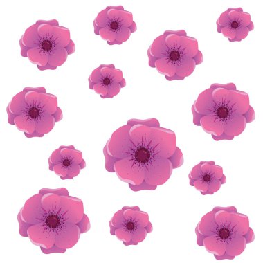 çiçek tropikal karikatür