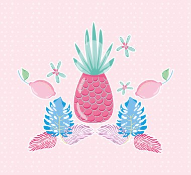 Punchy pastel ananas