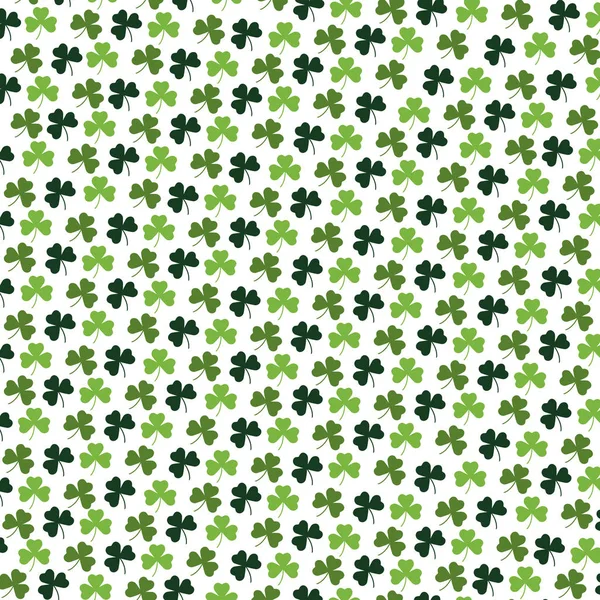 Wallpaper three leaf clover — Stock Vector