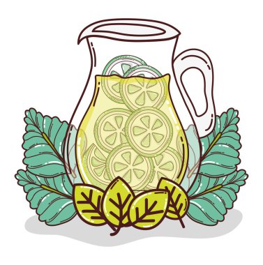 Taze limonata kavanoz