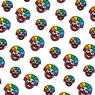 renk sirk palyaço Festivali kutlama arka plan