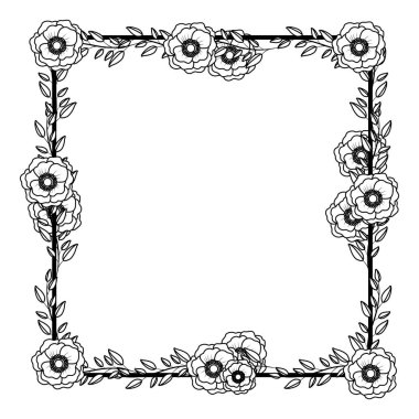 çiçek tropikal karikatür