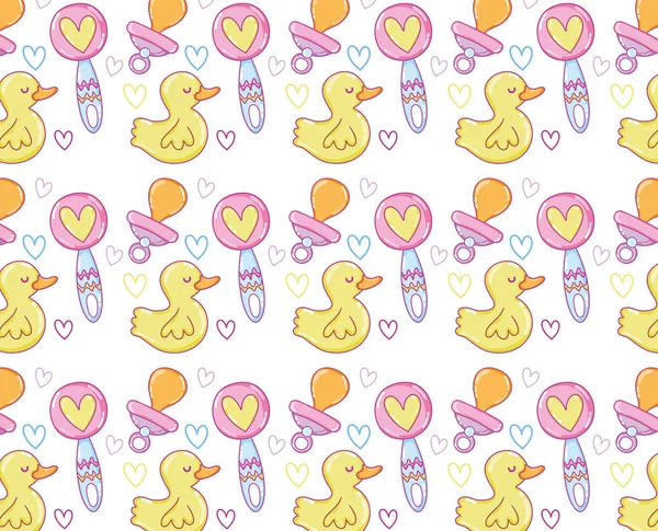 Sevimli çizgi film desen arka plan