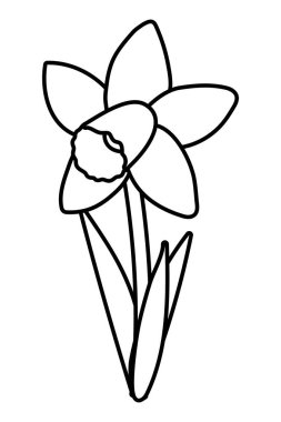 çiçek tropikal karikatür