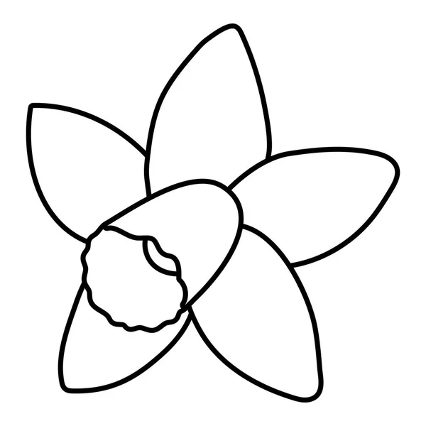 Desenho animado tropical floral — Vetor de Stock